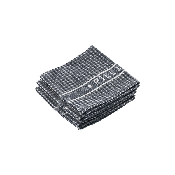 Diskdukar 3 st, bl&aring;/vit, Pillivuyt