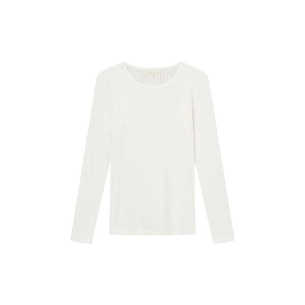 Gertrud Pointelle Blouse, white, Studio Feder