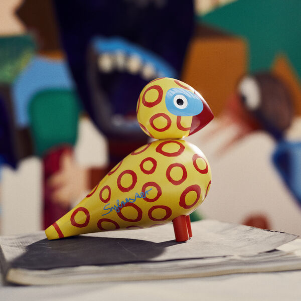 Sångfågel x Leif Sylvester 2025, blue eyes, Kay Bojesen Denmark