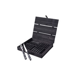 Old Farmer bestickset, svart, 12 delar, Gense