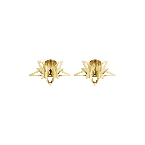 Classic Christmas Star Taper Candleholder 2 pcs, Georg Jensen