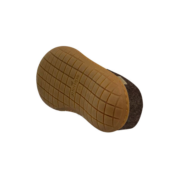 Filttoffla med naturgummisula, naturbrun Filttoffla med naturgummisula, naturbrun, Glerups