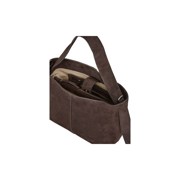 Suede Fraya Small Bag, hot fudge brown, Becksöndergaard