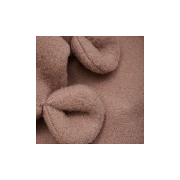 Balaclava Ears Wool Fleece, burlwood, HUTTEliHUT