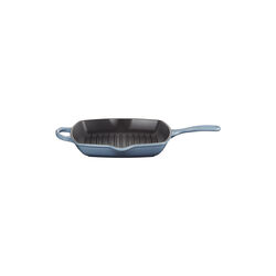 Signature gjutj&auml;rn kvadratisk grillpanna 26 cm, chambray, Le Creuset