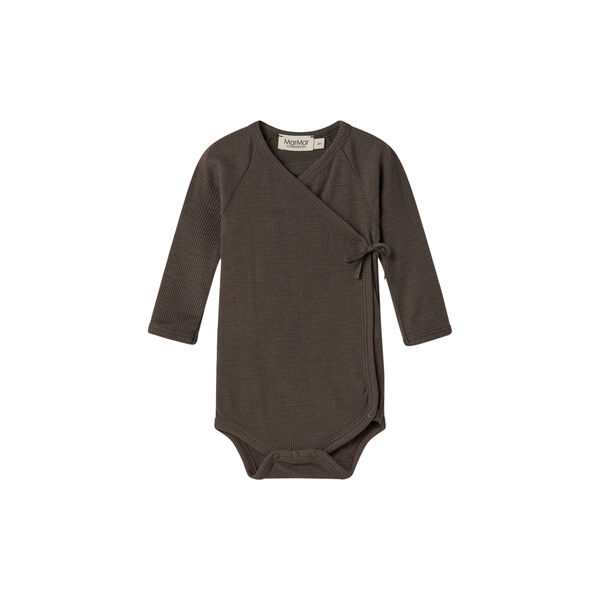 Belita LS Wrap Bodysuit, terre Belita LS Wrap Bodysuit, terre, MarMar Copenhagen