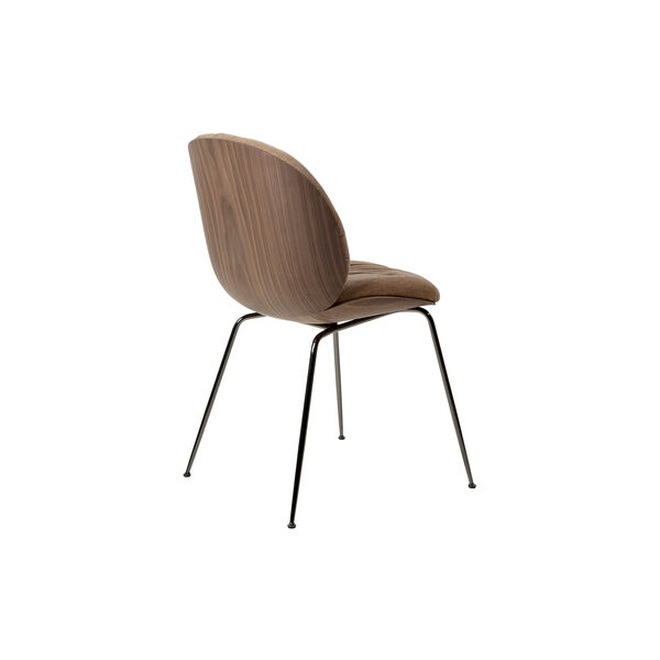 Beetle Soft Dining Chair, Front Upholstered, belsuede special, GUBI