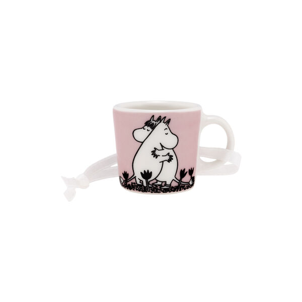 Mummy mini mug Love, pink, Moomin Arabia