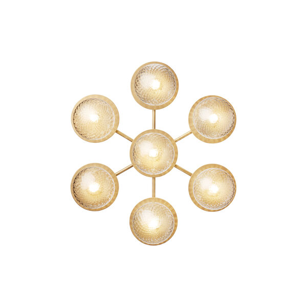 Liila 7 Star Wall Lamp, nordic gold/optic clear Liila 7 Star Wall Lamp, nordic gold/optic clear, Nuura