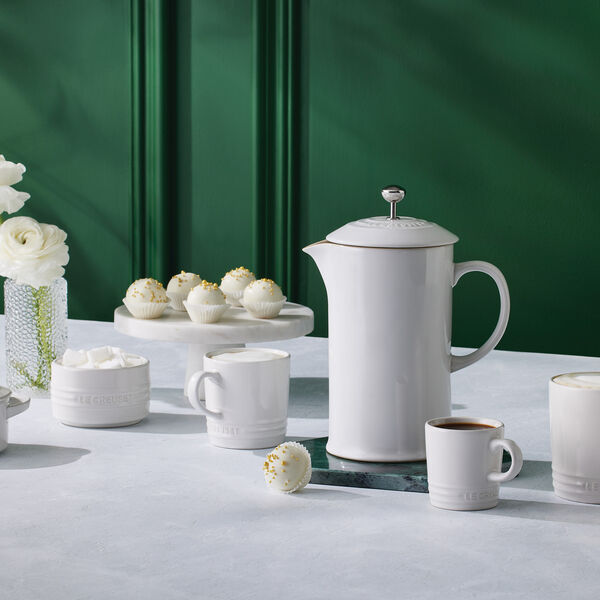 Espressokopp, white, Le Creuset