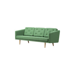 No. 1 2003 3-seater Sofa, Re-wool 0967/oiled oak, Fredericia Furniture