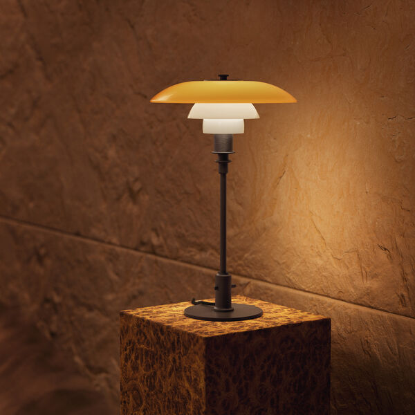 PH 3/2 Bordslampa Centenary Edition, amber/opal white, Louis Poulsen