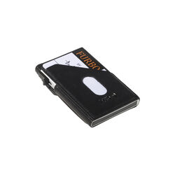 Slim Cardholder with coinpocket, black, Tony Perotti