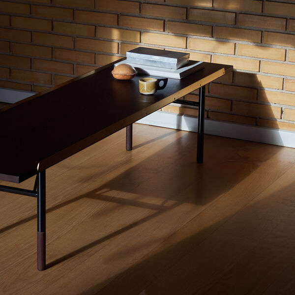 FJ5517 The Table Bench, wenge/brass, House of Finn Juhl&trade; 
