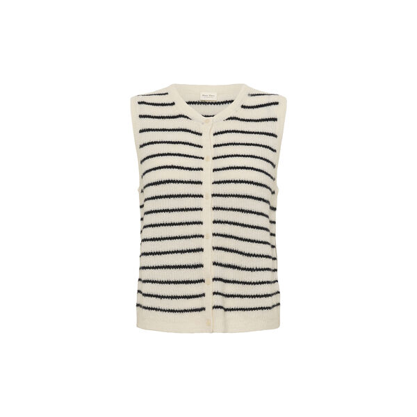 PimiraPW Waistcoat, eggnog/navy stripe, Part Two