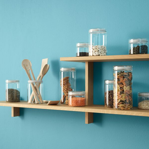 STORE-IT f&ouml;rvaringsburk 1 l. light grey, RIG-TIG