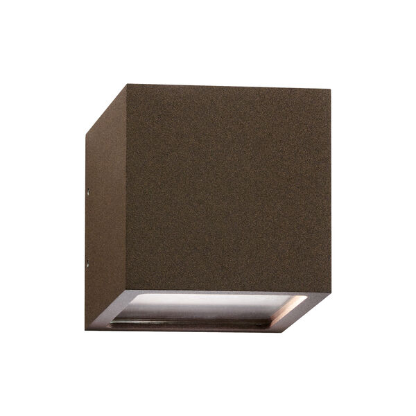 CUBE Up/Down Wall Lamp, rust, LIGHT-POINT