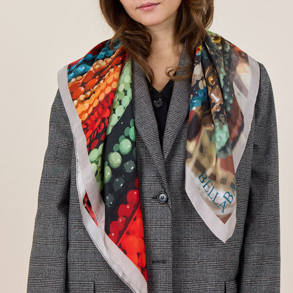 BEADS&nbsp;Scarf, red multi, Bella Ballou