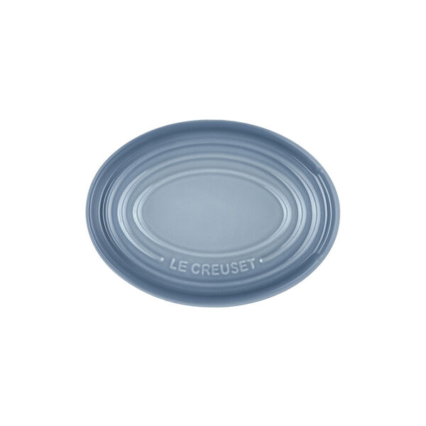 Oval grytskedhållare, chambray, Le Creuset