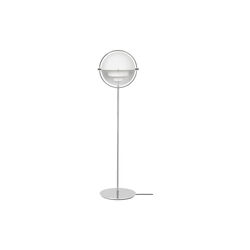 Multi-Lite golvlampa, vit/krom, GUBI