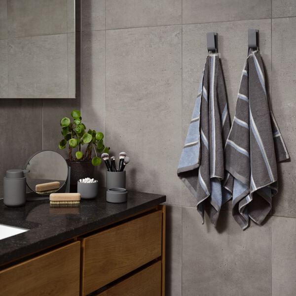 Sauna handduk, grey/blue fog/soft grey, Zone Denmark