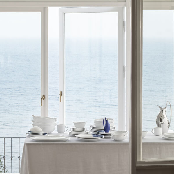 KOPPEL sidotallrik 16 cm, vit, Georg Jensen