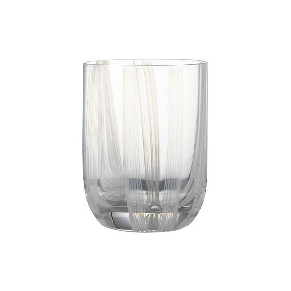 Stripe Glass 39 cl, white stripes Stripe Glass 39 cl, white stripes, Normann Copenhagen