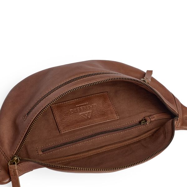 AiloMBG Bum Bag, Soft Vintage, cognac w/br. gold, Markberg