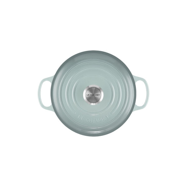 Signature gjutj&auml;rn rund gryta &Oslash; 24 cm, sea salt, Le Creuset