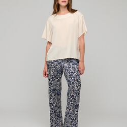 SolanaDEA Blouse Short Sleeved, cloud cream, Dea Kudibal