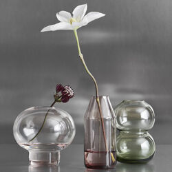 Midsummer Wood Cranesbill Mini vas 10 cm, pink, Orrefors