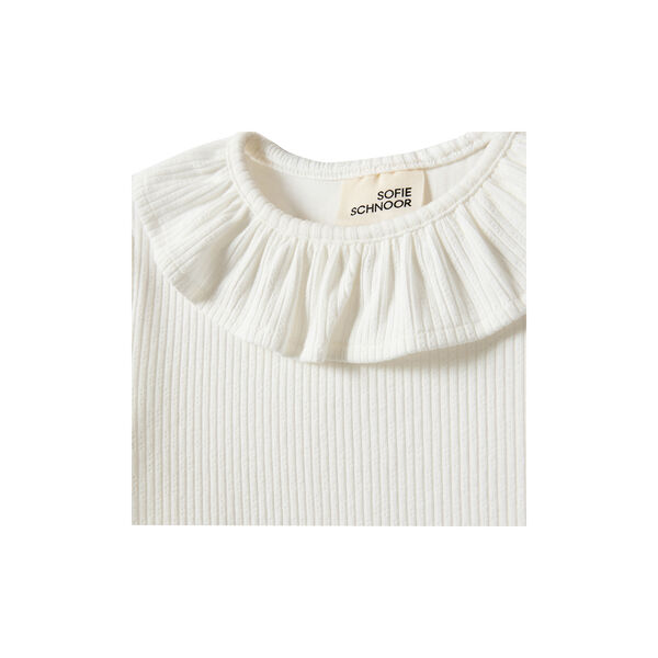 FalinaKB T-shirt long sleeve, snow white, Sofie Schnoor