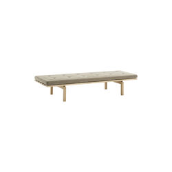 BPS115 Daybed, untreated oak/2494 153 earth, Bernh. Pedersen & S&oslash;n