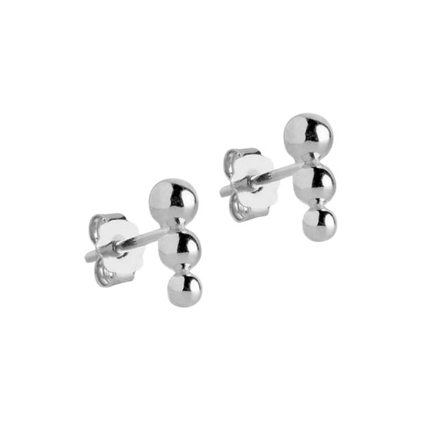 Trinity Studs, silver, ENAMEL Copenhagen