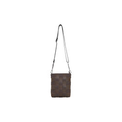 Braided Squared Cross-Body, chocolate brown, Ilse Jacobsen Hornbæk