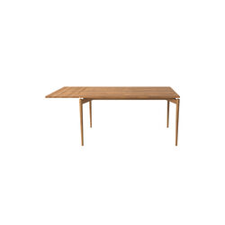 PURE Dining Table L140 incl. 1 Extension Leaf, natural oiled oak, Bruunmunch Furniture