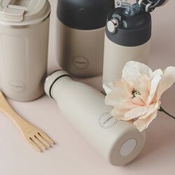 Vattenflaska, cream beige, AYA&IDA