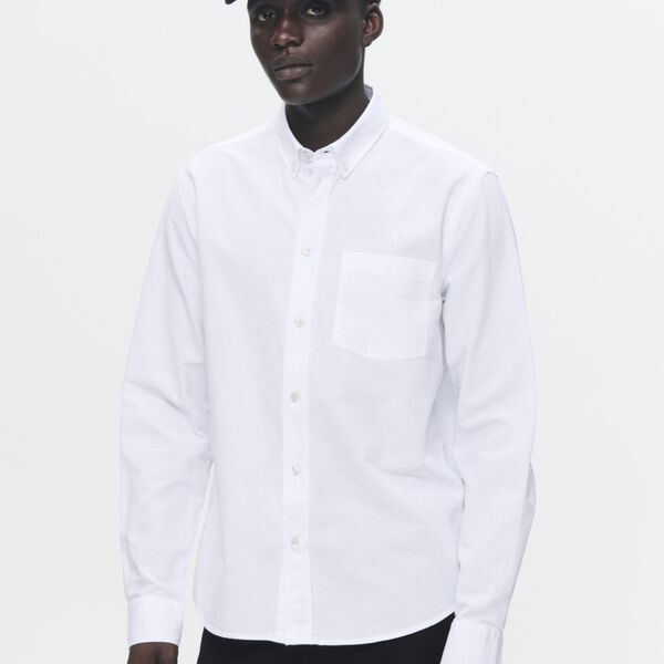 WWAdam Shirt, bright white, Wood Wood