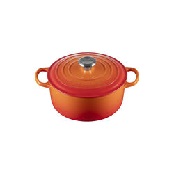 Signature gjutj&auml;rn rund gryta &Oslash; 24 cm, volcanic, Le Creuset