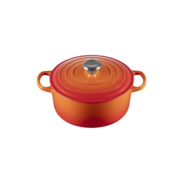 Signature gjutj&auml;rn rund gryta &Oslash; 24 cm, volcanic, Le Creuset