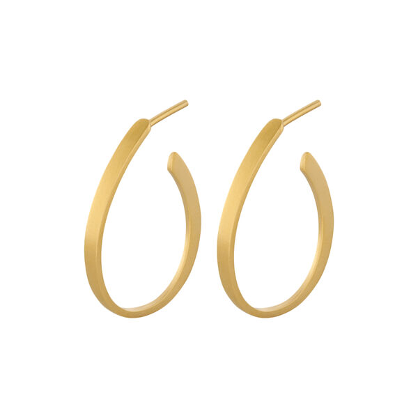 Berlin creoler, guld, Pernille Corydon Jewellery