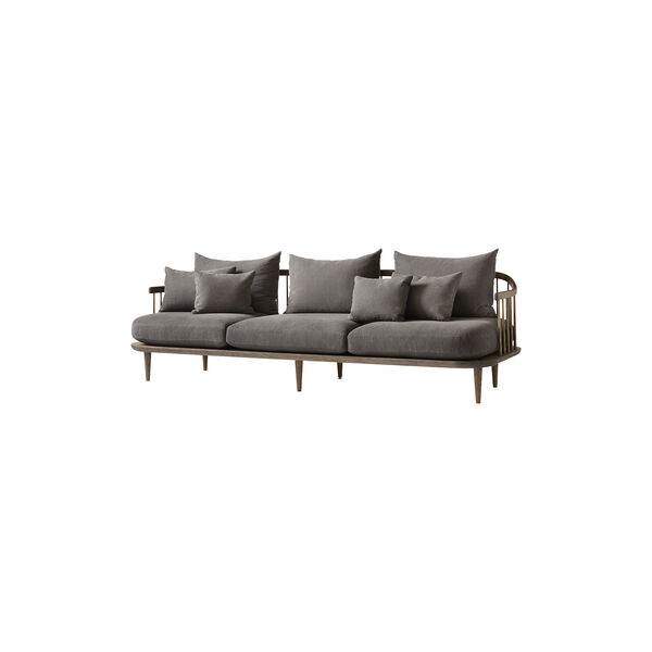 Fly SC12 3-seater Sofa, Hot Madison 093/smoked oiled oak, &Tradition