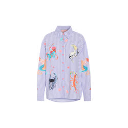 Nessie Shirt, blue ocean art print, HUNK&Oslash;N