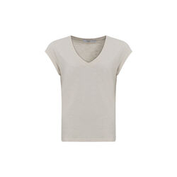 CC Heart Basic V-Neck T-Shirt, sand, Coster Copenhagen