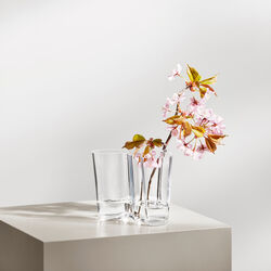 Alvar Aalto vas, genomskinlig, Iittala