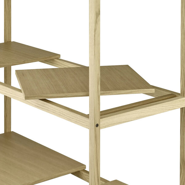 SUKOYA Wooden Shelf Large, natural lacquered, Blomus