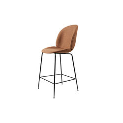 Beetle Counter Chair Fully Upholstered, Around Boucl&eacute; 032/black matt, GUBI