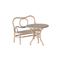 Caf&eacute;set till stor mus, pale pink, Maileg