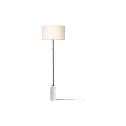 Gravity golvlampa, vit marmor/vit, GUBI