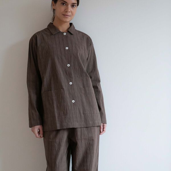 MALOU SHIRT, bruno check, Studio Feder
